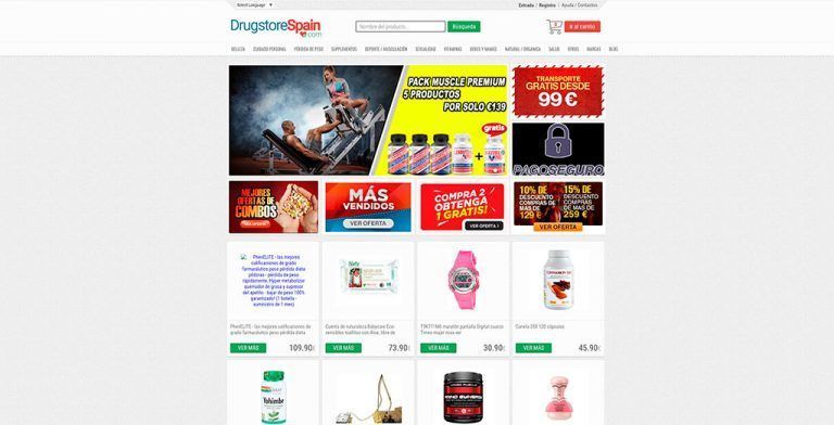 drugstorespain.com fake online supplement shop