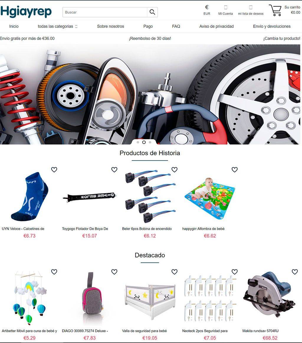 Hgiayrep.com Tienda Online Multiproducto