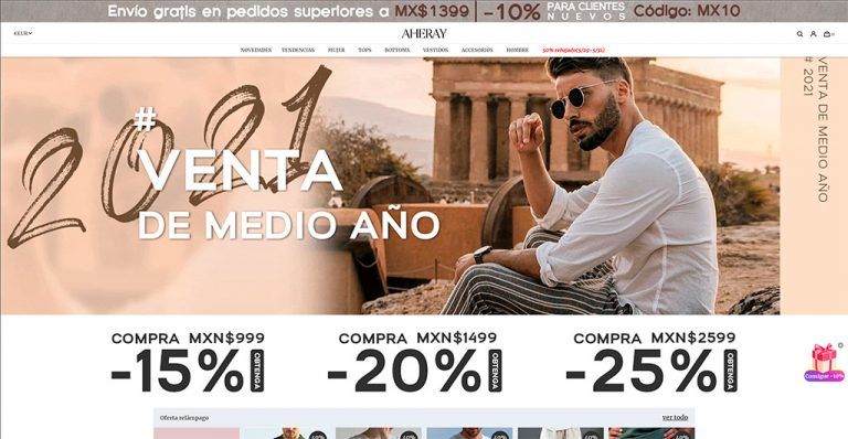 aheray.com.mx dubious fashion online shop
