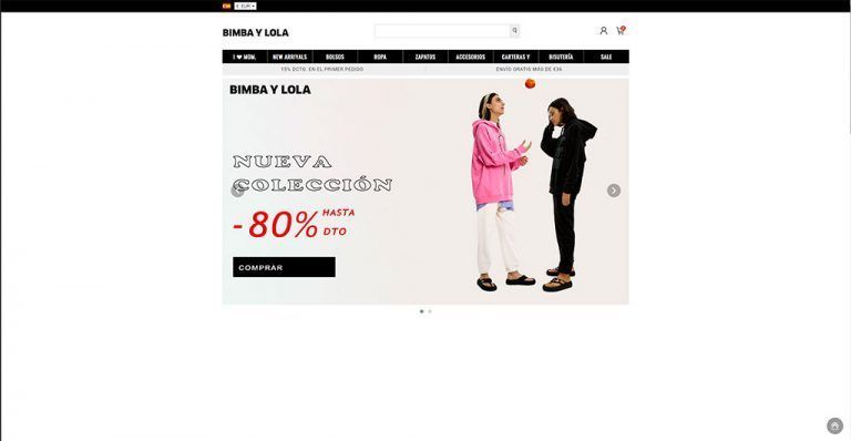 bimbaoutlet.online dubious Bimba y Lola online shop