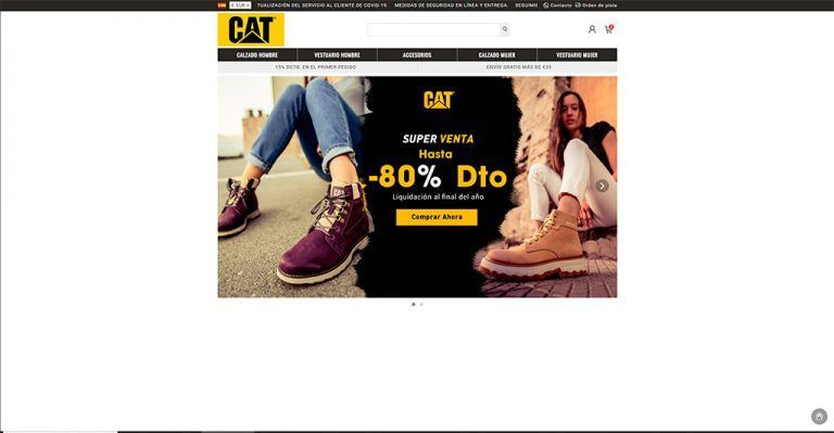 chanzapatos.online dubious online shop CAT products