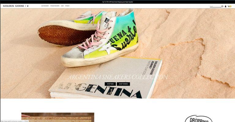 ngful.com online shop dubious Golden Goose sneakers