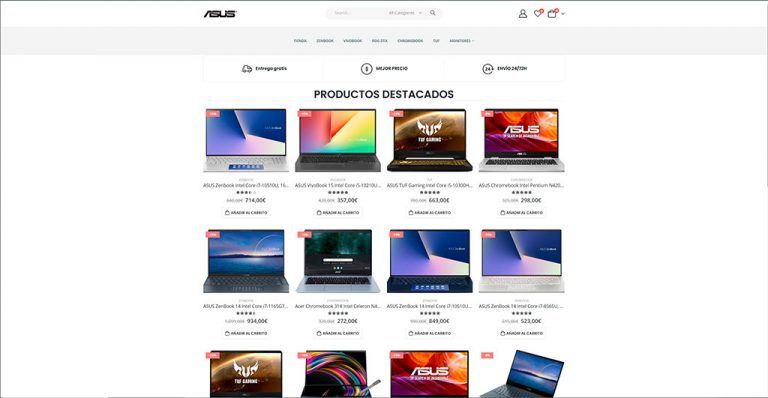 asus-es.com online shop dubious Asus laptops