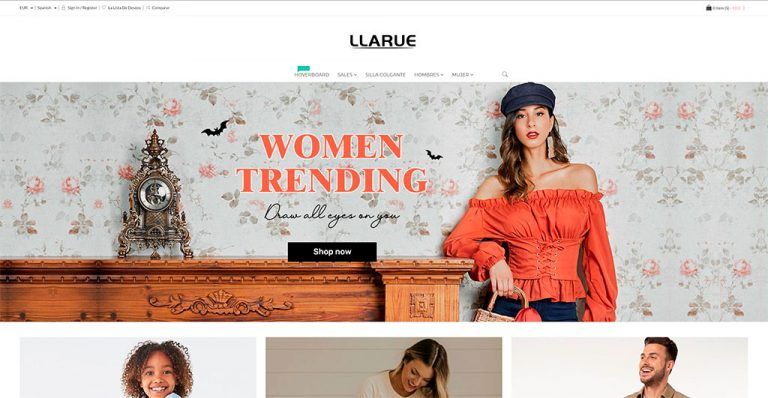llarue.com dubious multi-product online shop