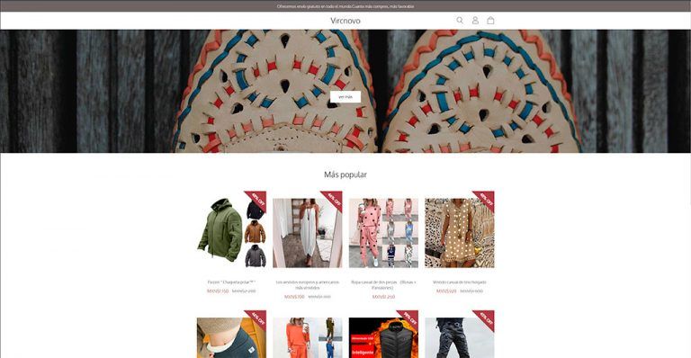 vircnovo.com dubious fashion online shop