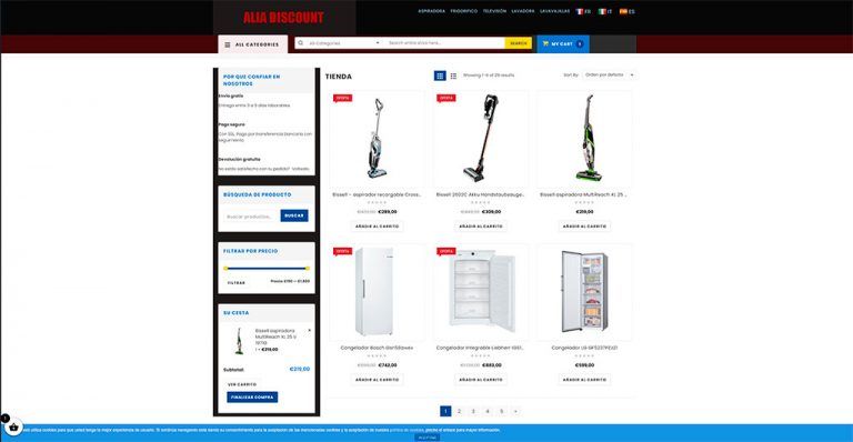 aliadiscount.com dubious electronics online shop