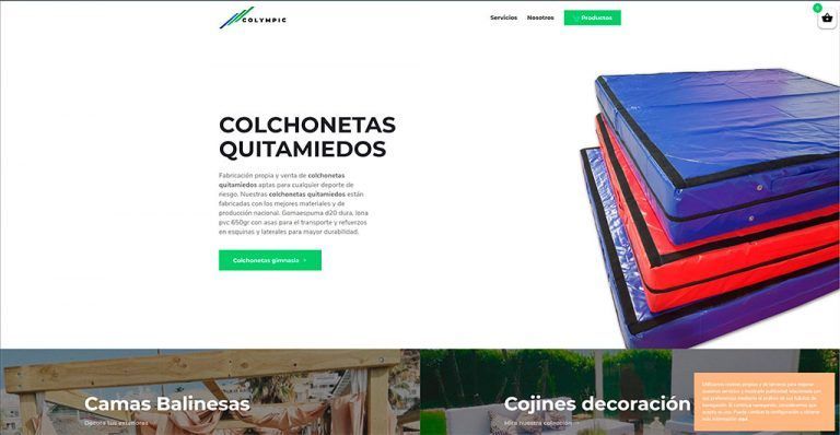 colympic.es tienda online colchonetas