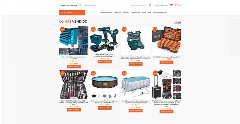 comercio-seguro.com dubious multi-product online shop