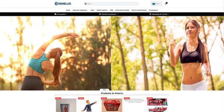 oshellix.com dubious multi-product online shop
