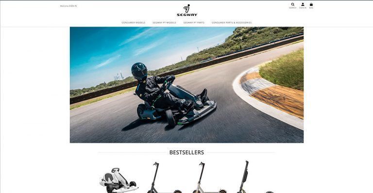 segwayoutlet.store Online shop dodgy Segway scooters