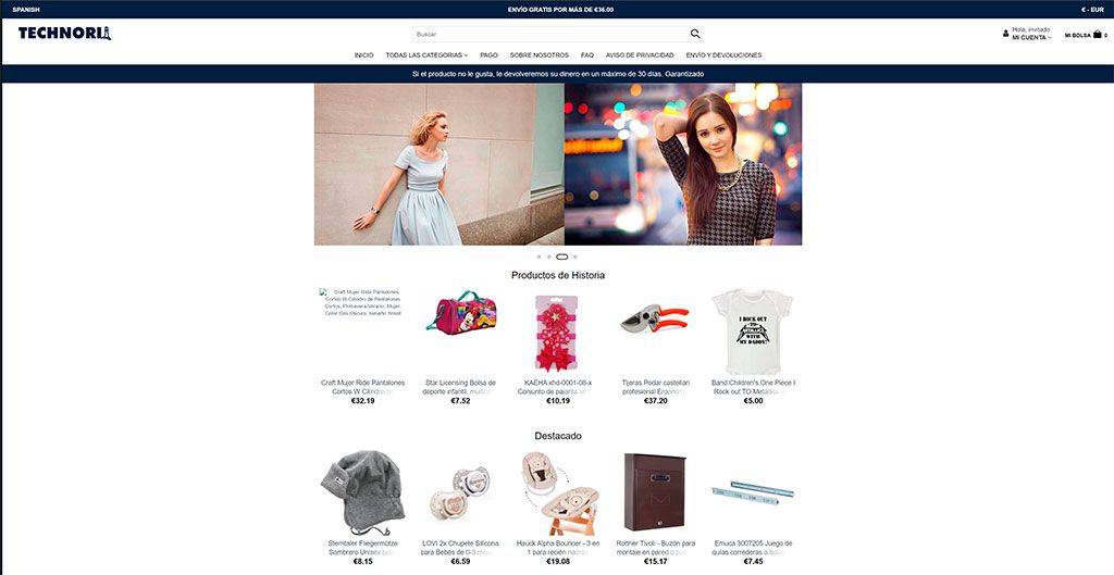 Technoriatk.com Tienda Online Dudosa Multiproducto