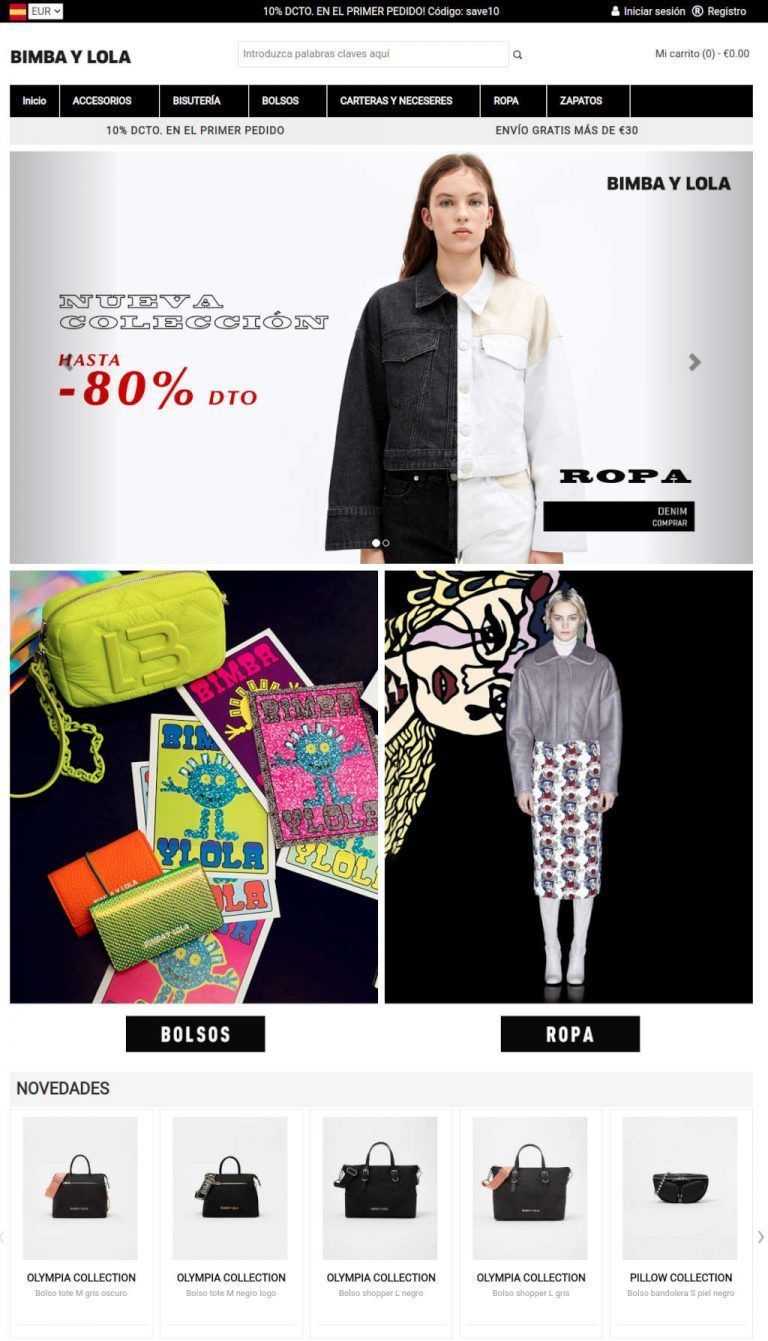 bimbalolaes.online dubious Bimba y Lola online shop