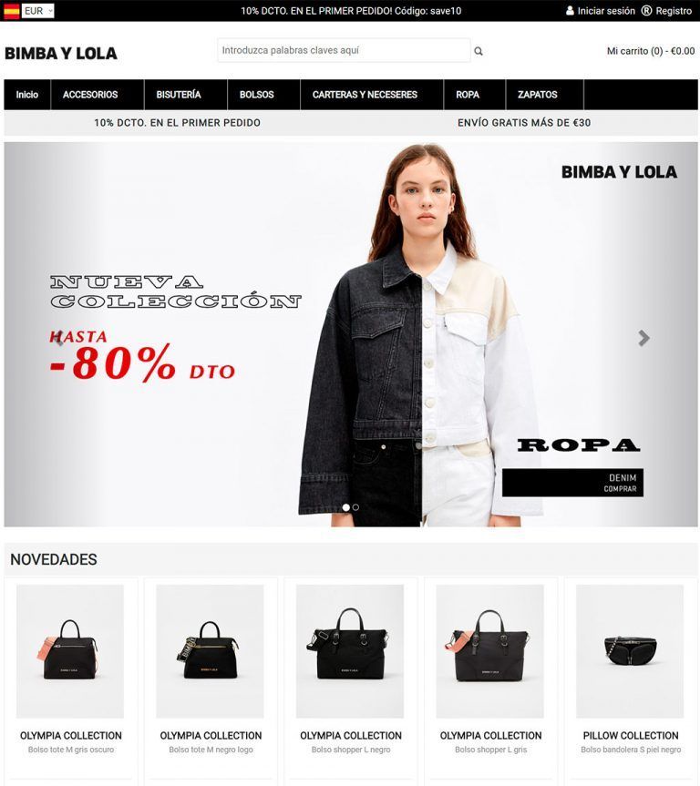 bimbaylolaes.shop online dubious Bimba y Lola shop