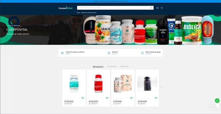 cuerpovital.co dubious online shop beauty medicines
