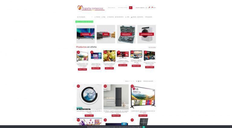 españa-comercios.com tienda online dudosa electrónica