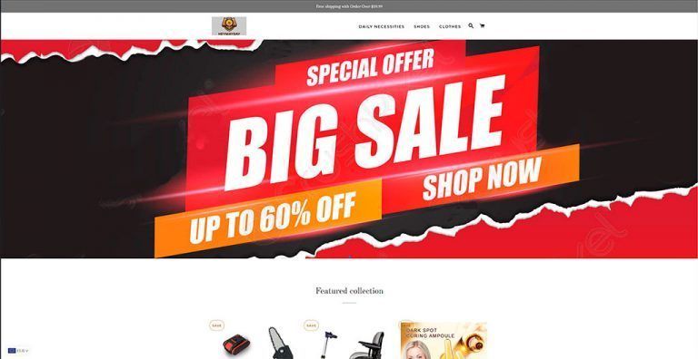 heymayday.com dubious multi-product online shop
