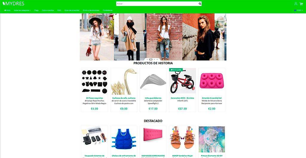 Mydressingb.com Tienda Online Dudosa Multiproducto