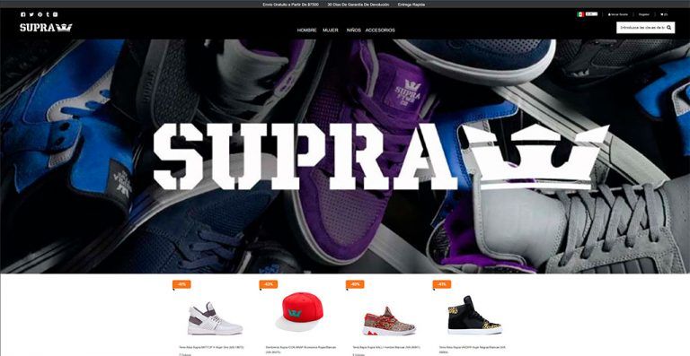 Tiendasupramexico.com dubious online store sneakers