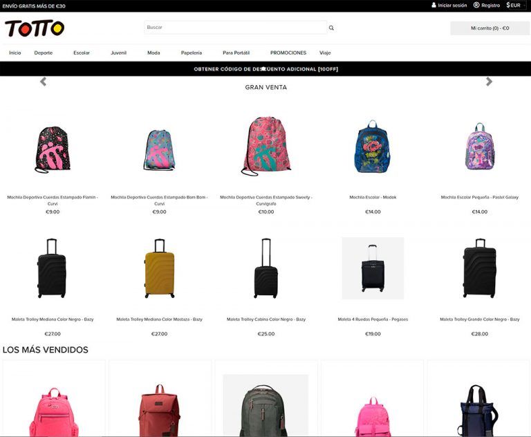 tmochila.shop online shop dubious Totto