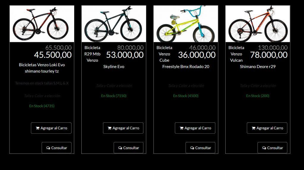 Venzoarg.com .ar Dodgy Online Shop Selling Bicycles