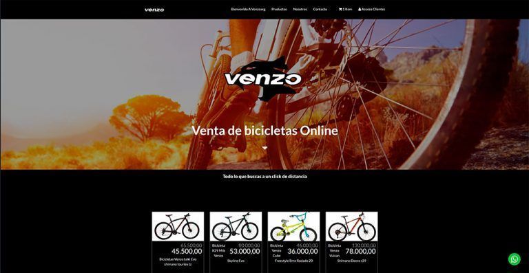 venzoarg.com.ar dodgy online shop selling bicycles
