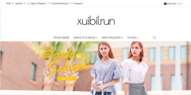 xuibilrun.com dubious fashion online shop