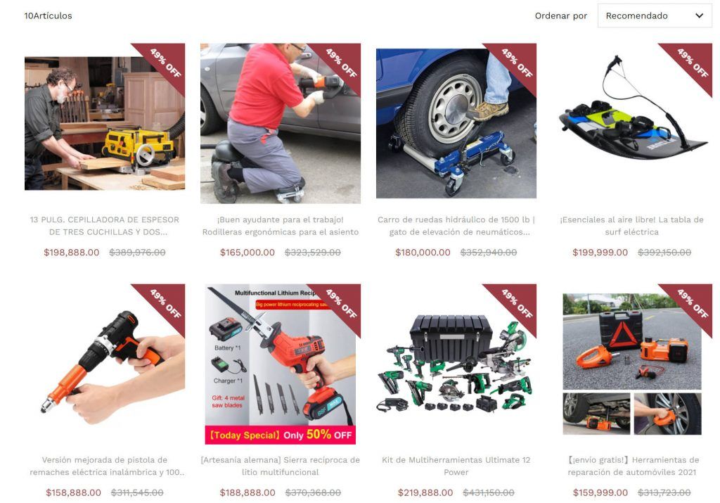 Adspybr.com Dubious Multi Product Online Shop