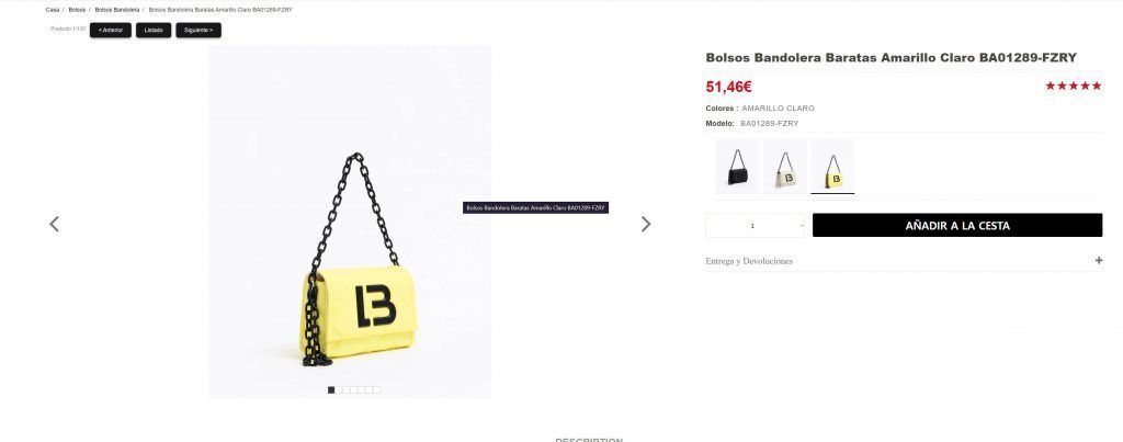 Bimbaoutlet.com Dodgy Online Shop Bimba Y Lola
