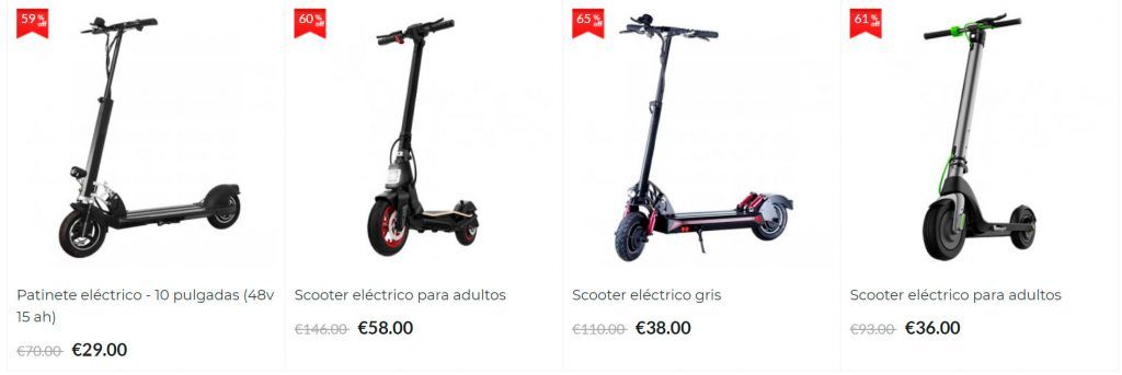 Cluesshopping.com Dodgy Online Shop Electric Scooters