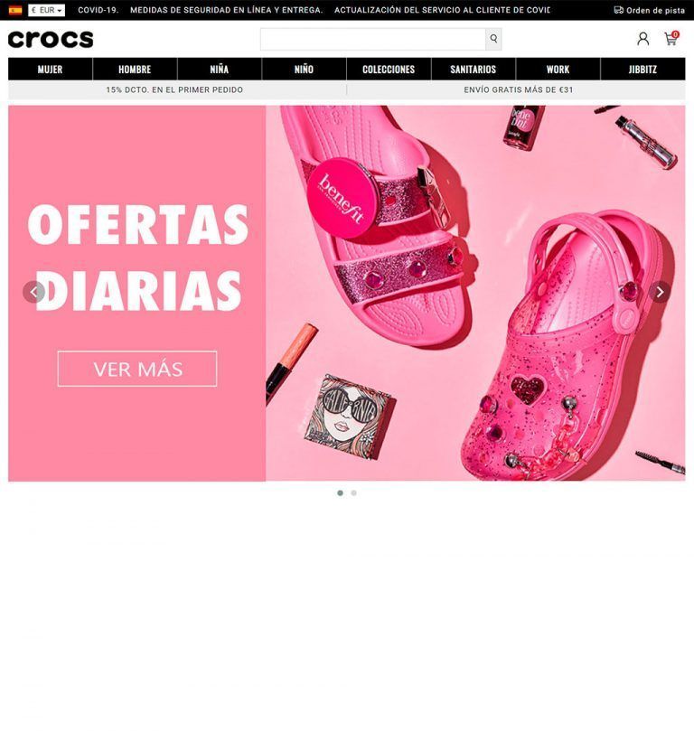 crocesandalias.shop tienda online dudosa calzado Crocs