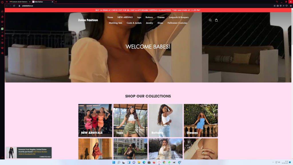 Zolasfashion.co Tienda Online Dudosa Moda Mujer