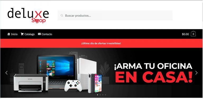 deluxeshop.com.mx dubious electronics online shop