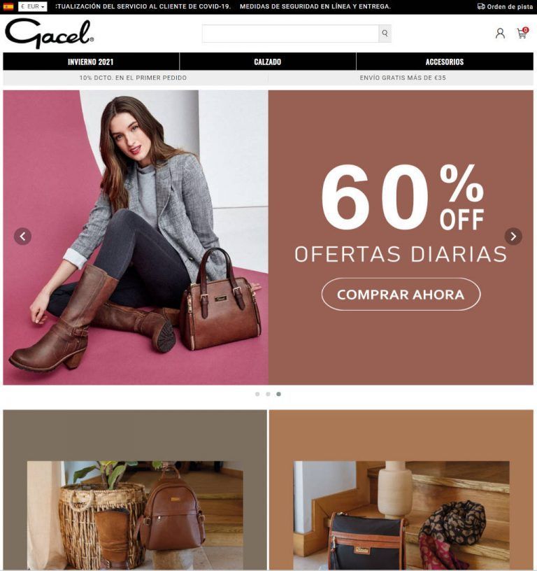 gacalzado.online dubious online shop Gacel