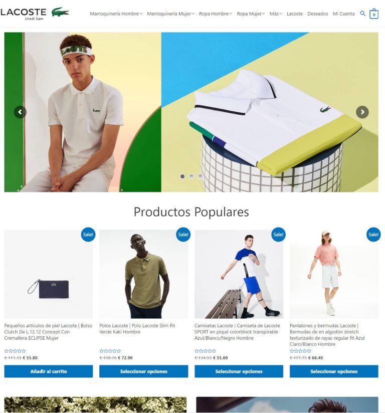 uredisam.com dubious Lacoste online shop
