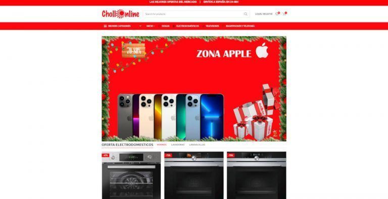 chollonline.es tienda online dudosa tecnología