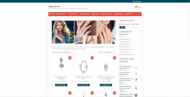 vippandora.es dodgy Pandora online shop