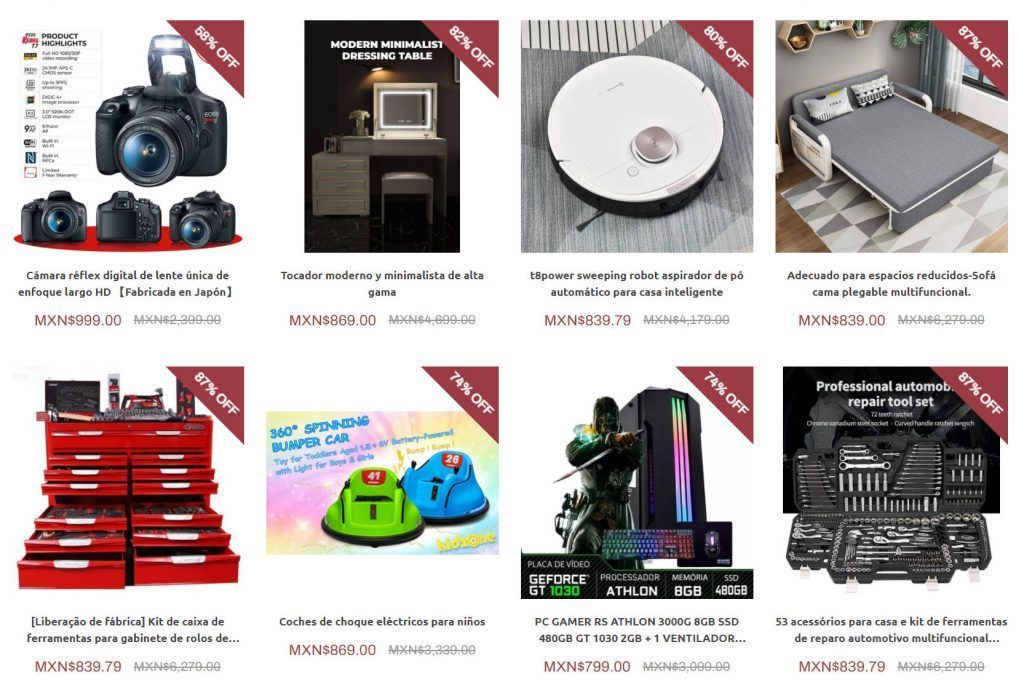 Kineing.com Dubious Multi Product Online Shop