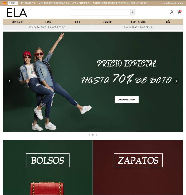 ropascorebaja.online online shop dubious ELA