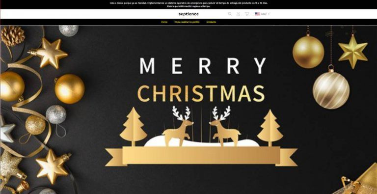septience.com dubious multi-product online shop