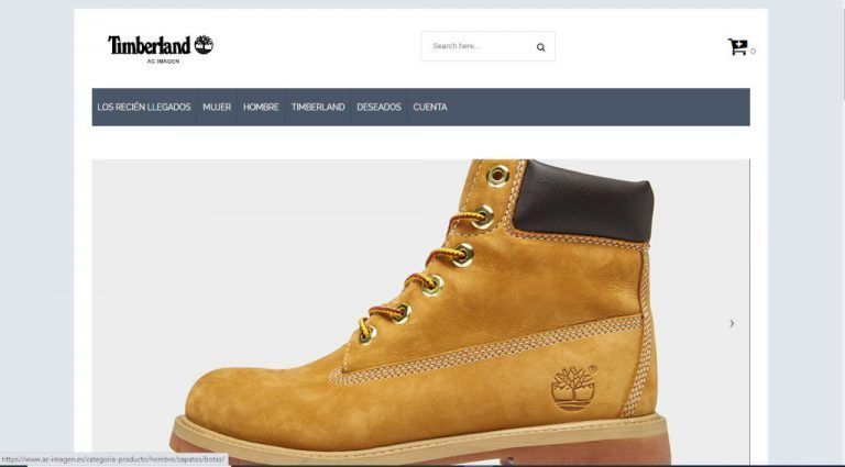 ac-imagen.es dubious online store Timberland