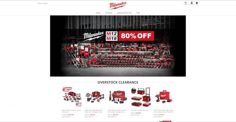 acetools.shop online shop dubious Milwaukee tools