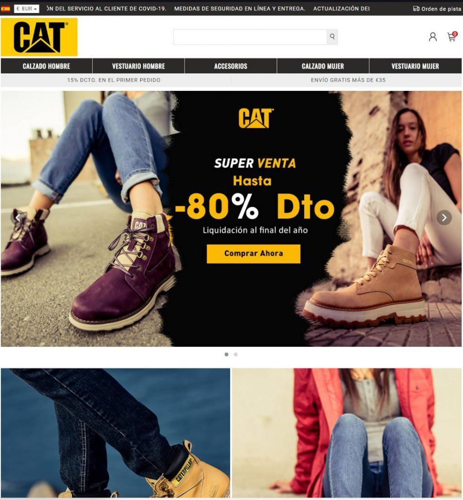 tienda online dudosa CAT Fakes, tiendas dudosas