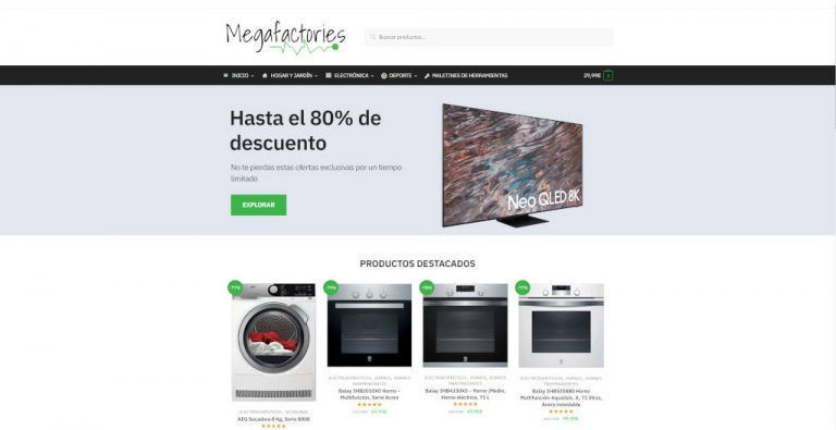 megafactories.es dubious home appliances online shop
