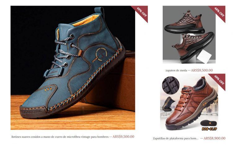 altomty.top dubious online shoe shop