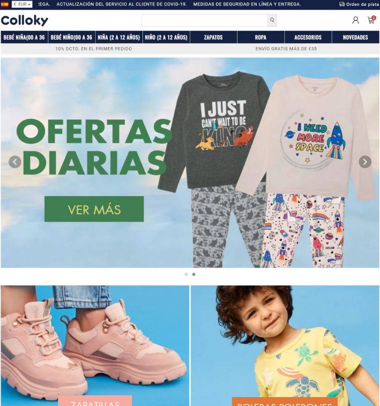 colkyninos.online tienda online dudosa Colloky