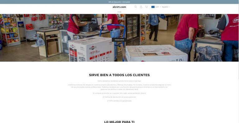 alcirt.com dubious multi-product online shop