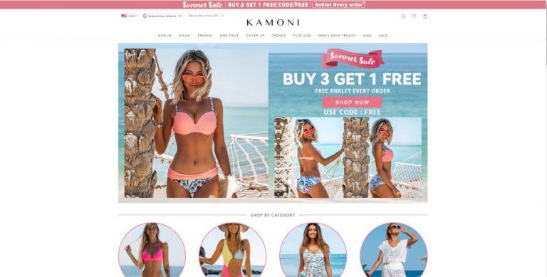 kamoni.com tienda online dudosa bikinis