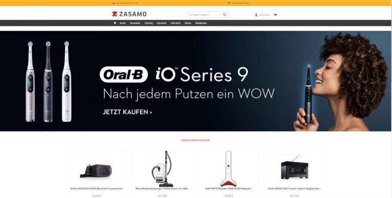 zasamo.com online shop dubious household appliances