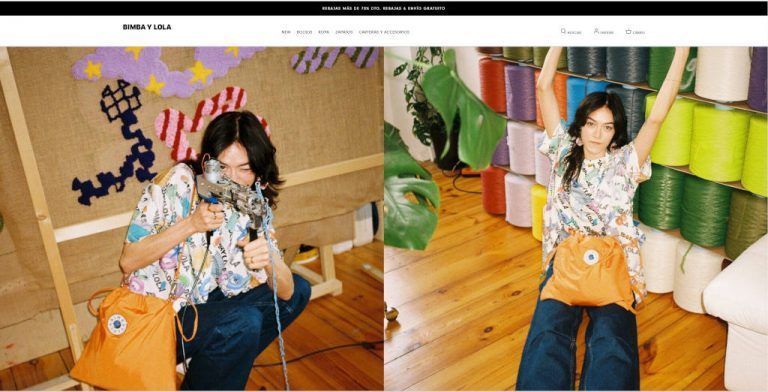 bimbaylololarebajas.shop doubtful online shop Bimba y Lola