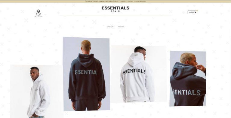 essentialsspain.com tienda online dudosa moda hombre